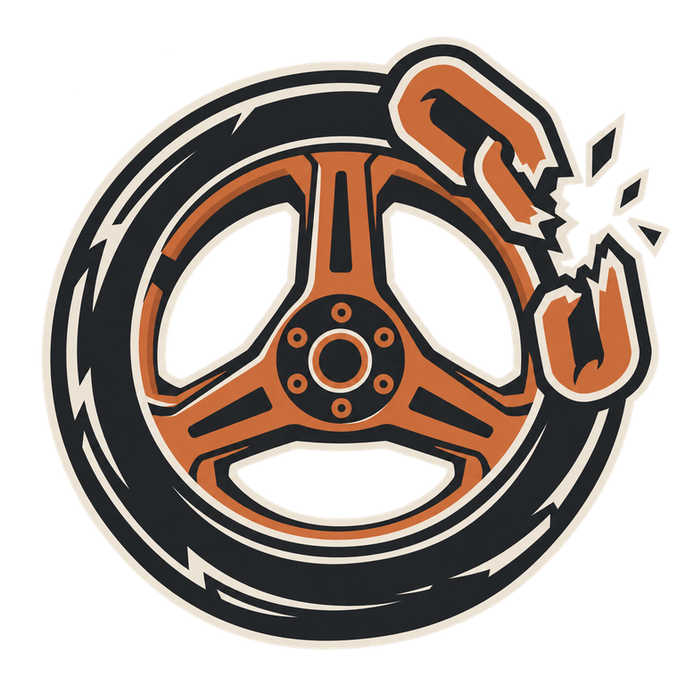 Detroit Outlaws broken-chain wheel crest